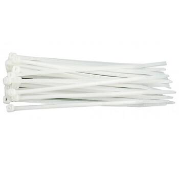 Хомут пластиков. 200*3,6  (50шт) (белый)