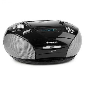 Мультимедийный бумбокс AUNA радио / MP3, CD-проигрыватель, USB-репродуктор