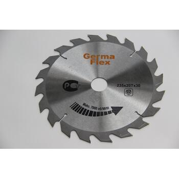Диск пильный d235*20Т*30 (дерево) GermaFlex