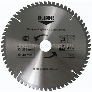 Диск пильный d260*80T*30 (алюминий) D.BOR