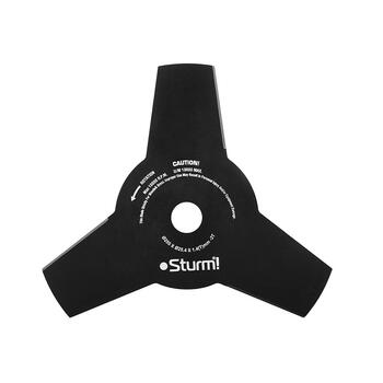 Нож ТРЕХЛЕПЕСТКОВЫЙ для триммера, 255mm*1,4 Sturm!